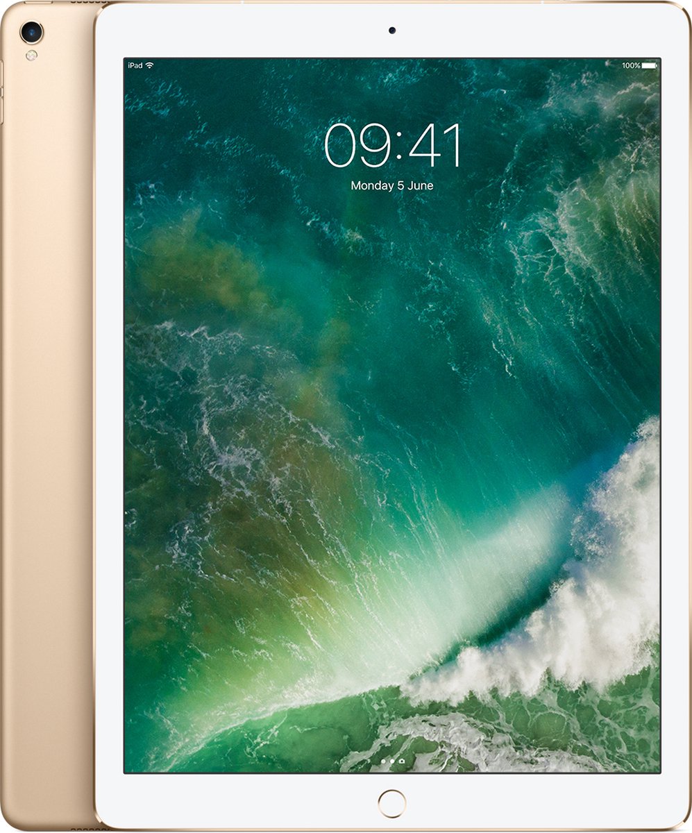 Apple iPad Pro 12.9 inch 2017 WiFi + Cellular 4G 64GB Goud tablet met 12MP camera en vingerafdrukscanner - Afbeelding 2