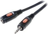 SpeaKa Professional SP-7870224 Jackplug Audio Verlengkabel [1x Jackplug male 3,5 mm - 1x Jackplug female 3,5 mm] 2.50 m