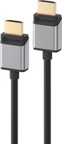 ALOGIC SSULHD01-SGR, 1 m, HDMI Type A (Standaard), HDMI Type A (Standaard), Zwart