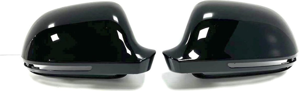 Hoogglans zwarte spiegel spiegelkappen geschikt voor Audi A3 8P Audi A4 A5 B8 TFSI TSI TDI buitenspiegel kap