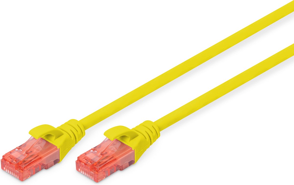Digitus CAT6 U/UTP 1m netwerkkabel U/UTP (UTP) Geel