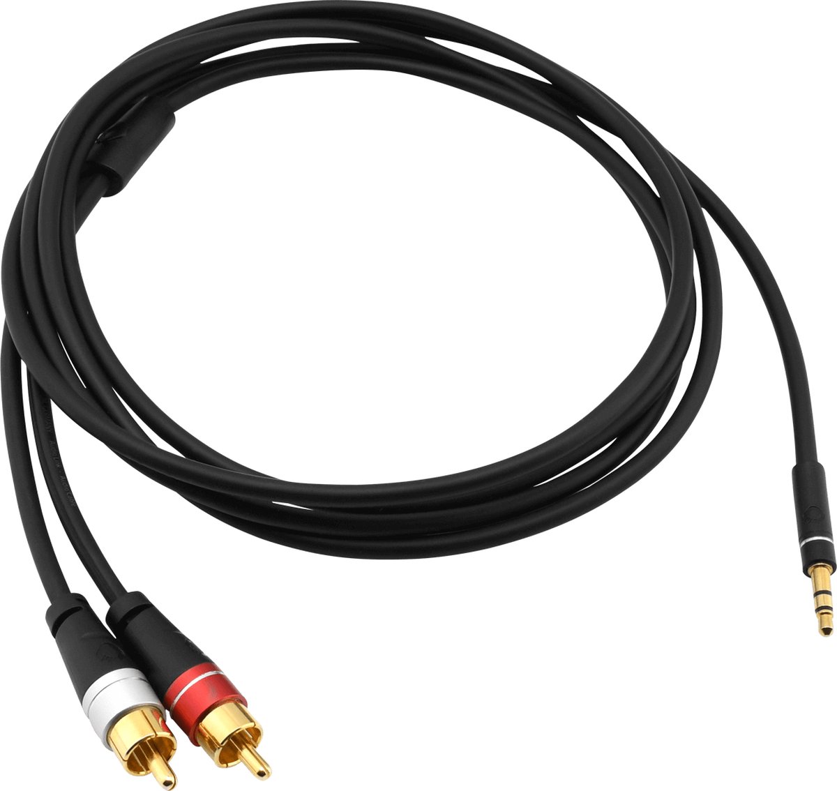 Oehlbach SL AUDIO CABLE 3.5 - 2xRCA 2,0 M Mini jack kabel Zwart