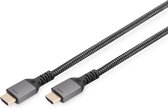 Digitus DB-330200-030-S HDMI-kabel HDMI Aansluitkabel HDMI-A-stekker 3 m Zwart Aluminium-stekker, Audio Return Channel