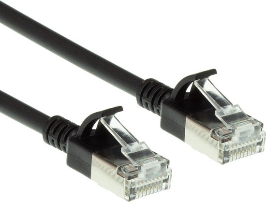 ACT Gele 7 meter LSZH U/UTP CAT6 datacenter slimline patchkabel