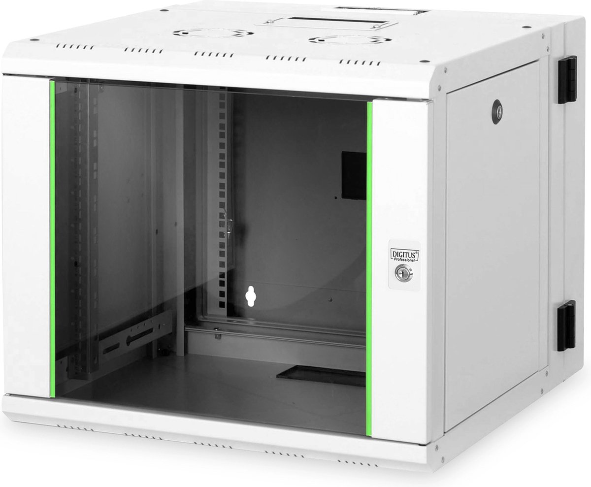 Digitus DN-19 09-U-3 rack 9U Wandrek Grijs