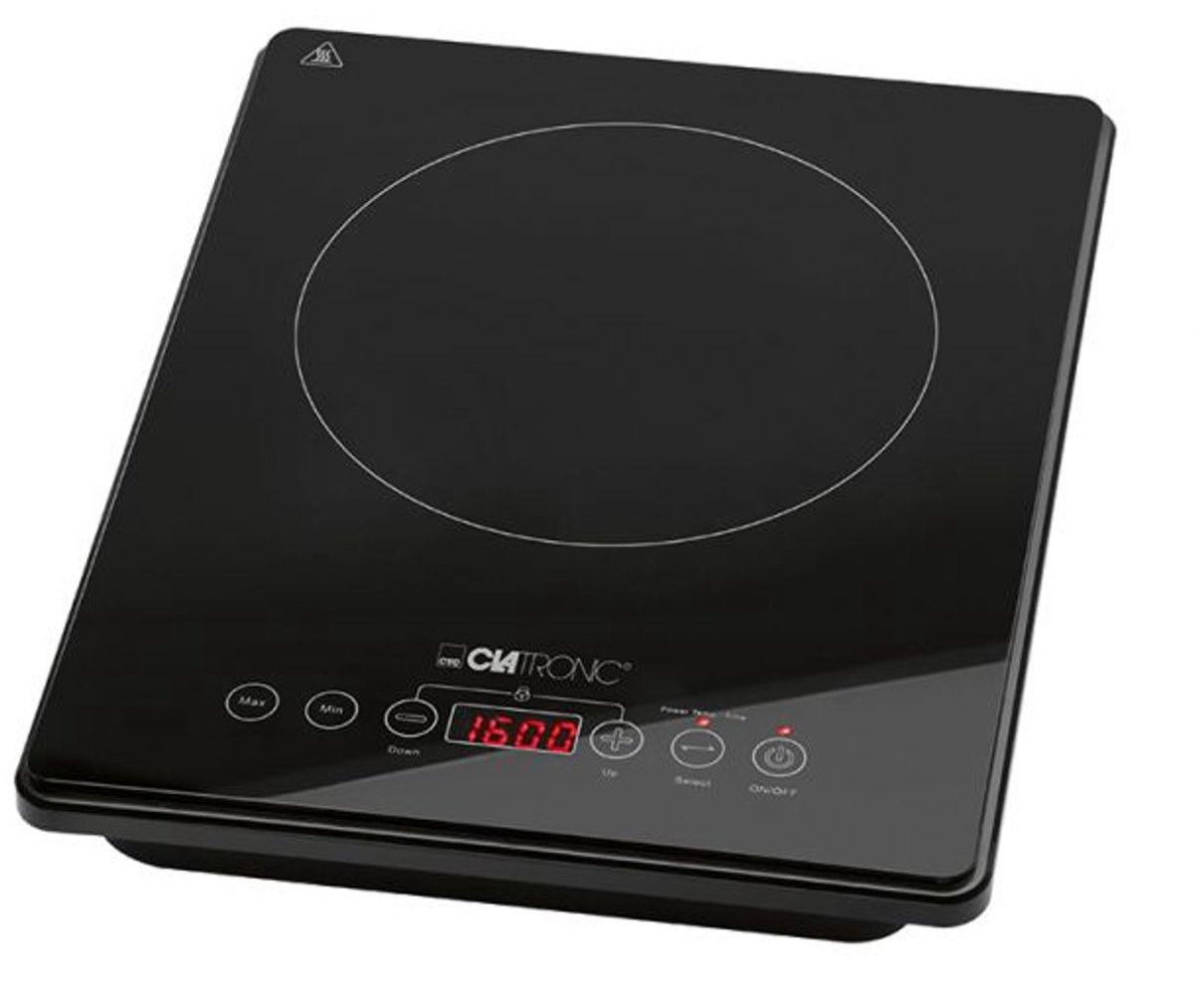 Clatronic EKI 3569 kookplaat Zwart Tafelblad Zone van inductiekookplaat
