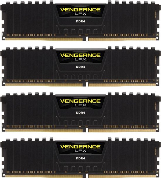16GB) x (4 64GB LPX VENGEANCE® 2666MHz (4x16GB) 64GB DDR4 LPX Vengeance メモリー DDR4 Kit Memory C16 3200MHz DRAM メモリー