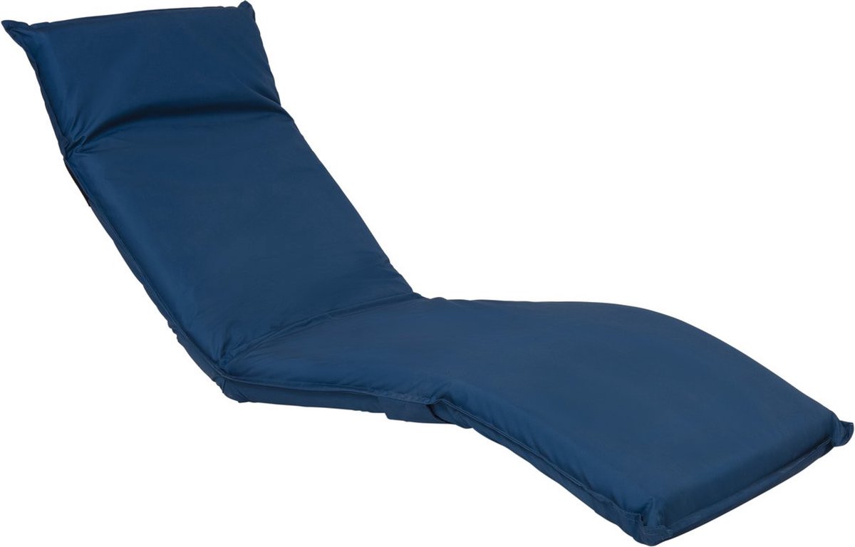 Sunnylife Loungestrandstoel 180 X60 Cm Rvs/polyester Blauw