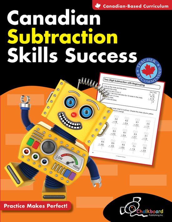 Skills Success- Canadian Subtraction Skills Success - cover