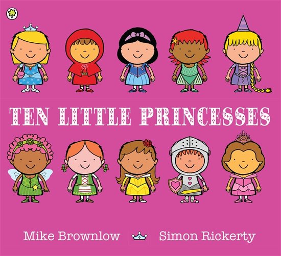Hachette UK Ten Little Princesses, Anglais, Livre broché, 32 pages