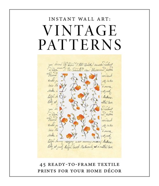 Instant Wall Art Vintage Patterns, Adams Media 9781507205938