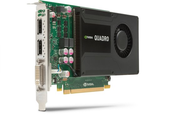 NVIDIA Quadro K2000 2GB GDDR5 PCIe – 2x DisplayPort, 1x DVI-I
