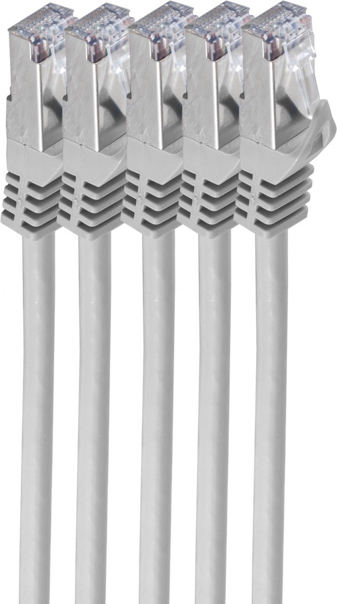 shiverpeaks BS75511-0.25-SET5 netwerkkabel Grijs 0,25 m Cat7 S/FTP (S-STP)
