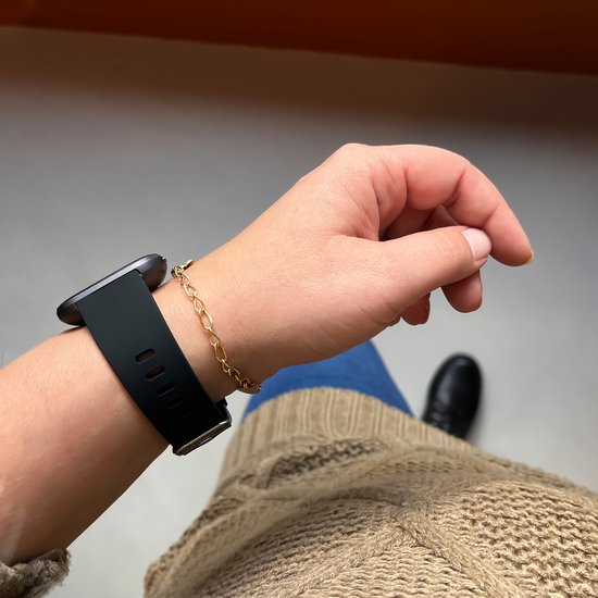 aspect Panter Heel veel goeds Fitbit versa sport band - zwart - ML - Horlogeband Armband Polsband |  bol.com