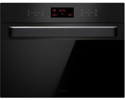 Amica Compacte ingebouwde mutifunctionele oven AMMB44E3GCB Q-TYPE - 44 l - 13 Programma's - Grill - Magnetron - Hetelucht