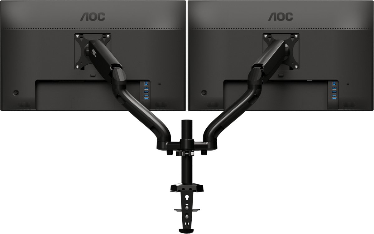 AOC AD110D0 Dual Arm 686 cm (27") Zwart