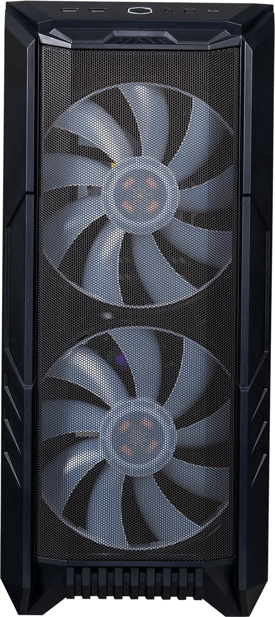 Cooler Master HAF 500 Black - Midtowermodel E-ATX - 2 x 2.5’’, 2 x 3.5’’/2.5’’ - max. lengte videokaart 410 mm - zwart