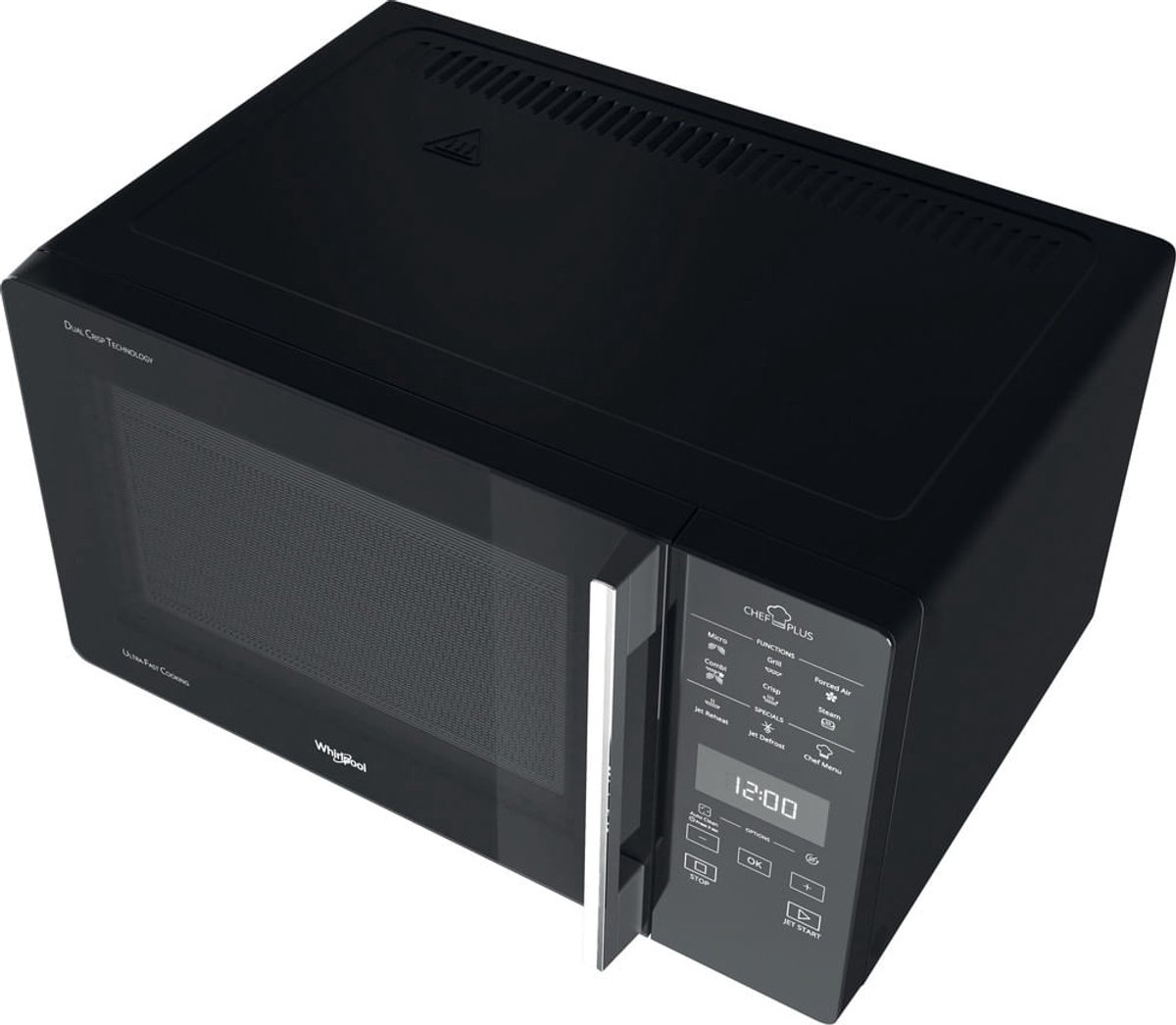 Whirlpool Chef Plus MCP 359 SL Zilver Combinatiemagnetron Aanrecht 25 l 800 W