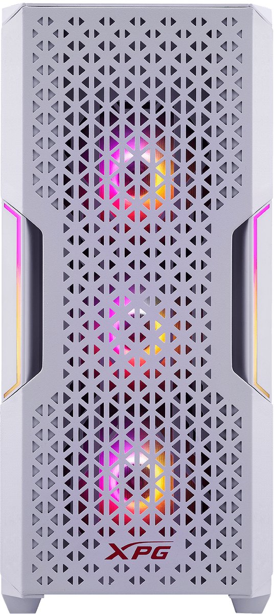 Case ADATA Midi XPG STARKER AIR white RGB 1x120 fan front,1x120 ARGB fan rear