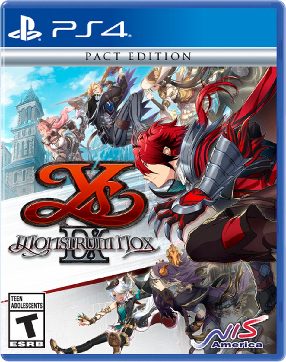 NIS America Ys IX: Monstrum Nox Pact Edition, PlayStation 4, T (Tiener)