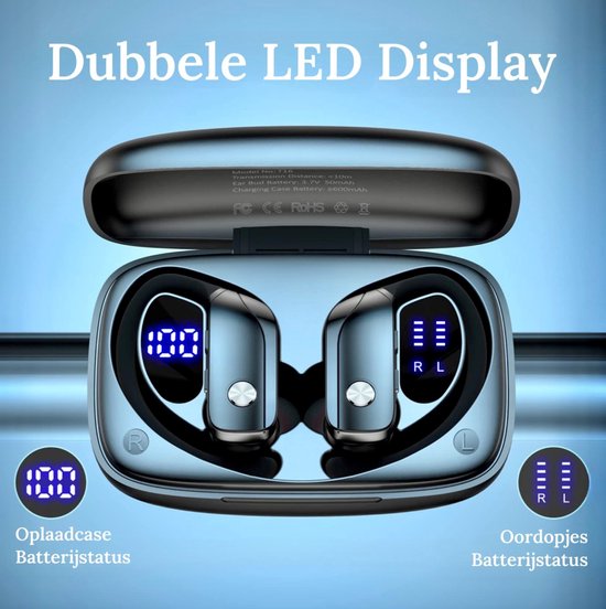 Golden Sound buds - draadloze oordopjes - bluetooth oordopjes - noise cancelling - ambient mode - Golden Sound Golden Sound buds - draadloze oordopjes - bluetooth oordopjes - noise cancelling - ambient mode - Golden Sound