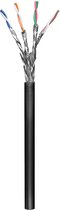 Goobay CAT 6 S/ FTP 100 m Cat6 S/ FTP (S-STP) Zwart