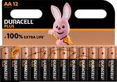 Duracell Plus Alkaline AA batterijen - 12 stuks