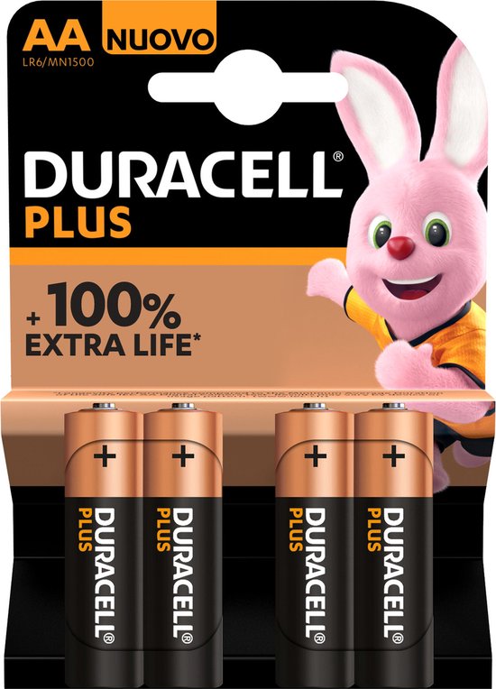 Duracell Alkaline Plus AA batterij 4 | bol.com