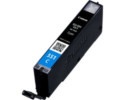Canon CLI-551C - Inktcartridge - Origineel - Standaard capaciteit - Cyaan
