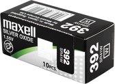 Maxell 18290800 huishoudelijke batterij Wegwerpbatterij SR41W Zilver-oxide (S)