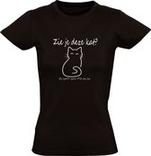 Zie je deze kat, hij geeft geen fck om jou Dames t-shirt | Poes | Dier | Dieren | Shirt
