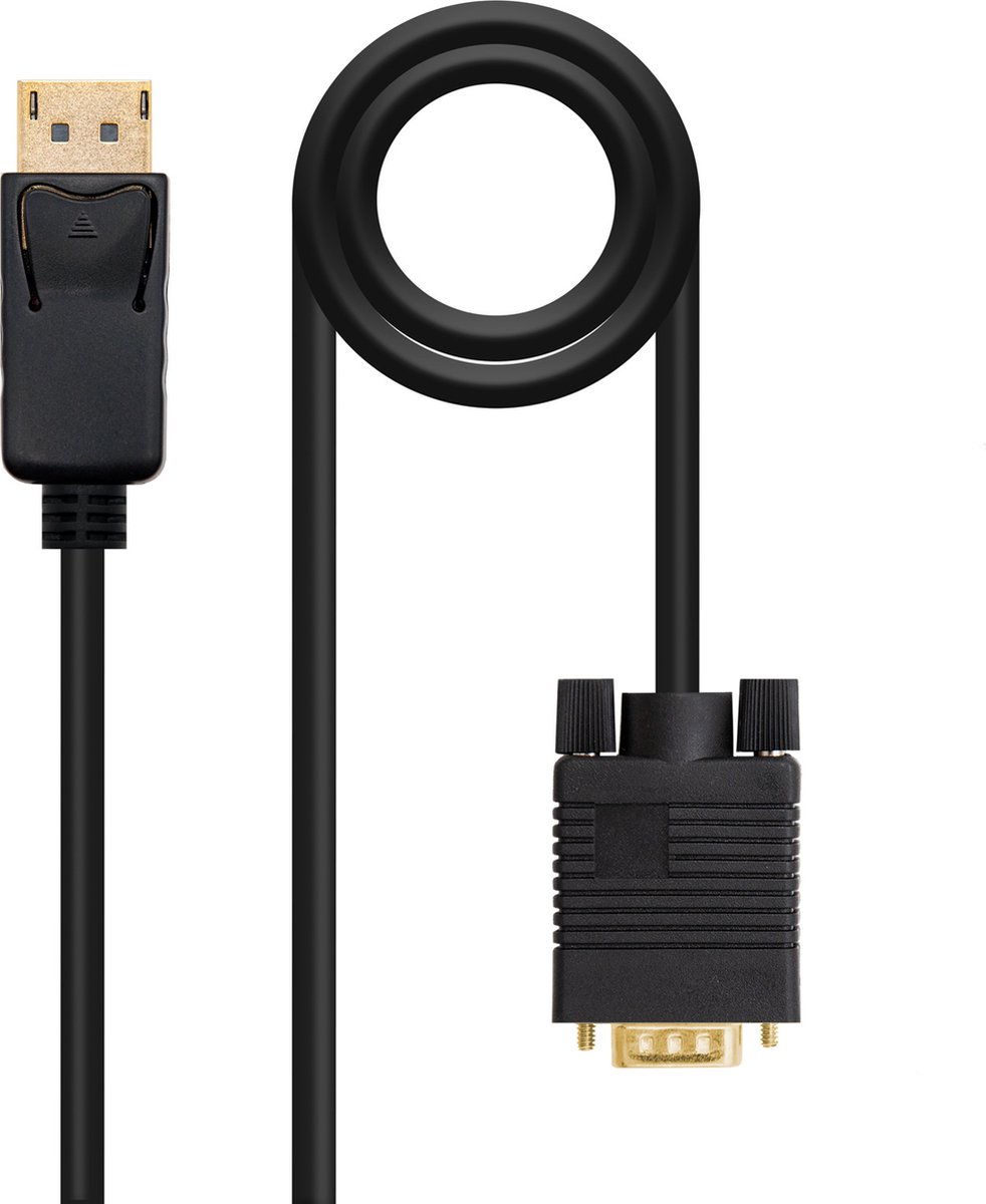 Adapter DisplayPort naar VGA NANOCABLE 10.15.4401 1 m Zwart