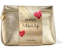 AHAVA Geschenkset - AT YOUR BEST - Geeft hydratatie aan de huid - Verminderd diepe rimpels en fijne lijntjes - Anti-rimpel - Bevat een masker, creme en liplijn behandeling - VEGAN - Alcohol- en parabenenvrij - Set van 3