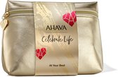 AHAVA Geschenkset - AT YOUR BEST - Geeft hydratatie aan de huid - Verminderd diepe rimpels en fijne lijntjes - Anti-rimpel - Bevat een masker, creme en liplijn behandeling - VEGAN - Alcohol- en parabenenvrij - Set van 3