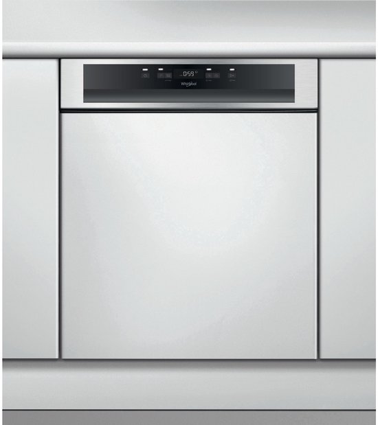 Whirlpool WBC 3C34 P X - Half integreerbare vaatwasser