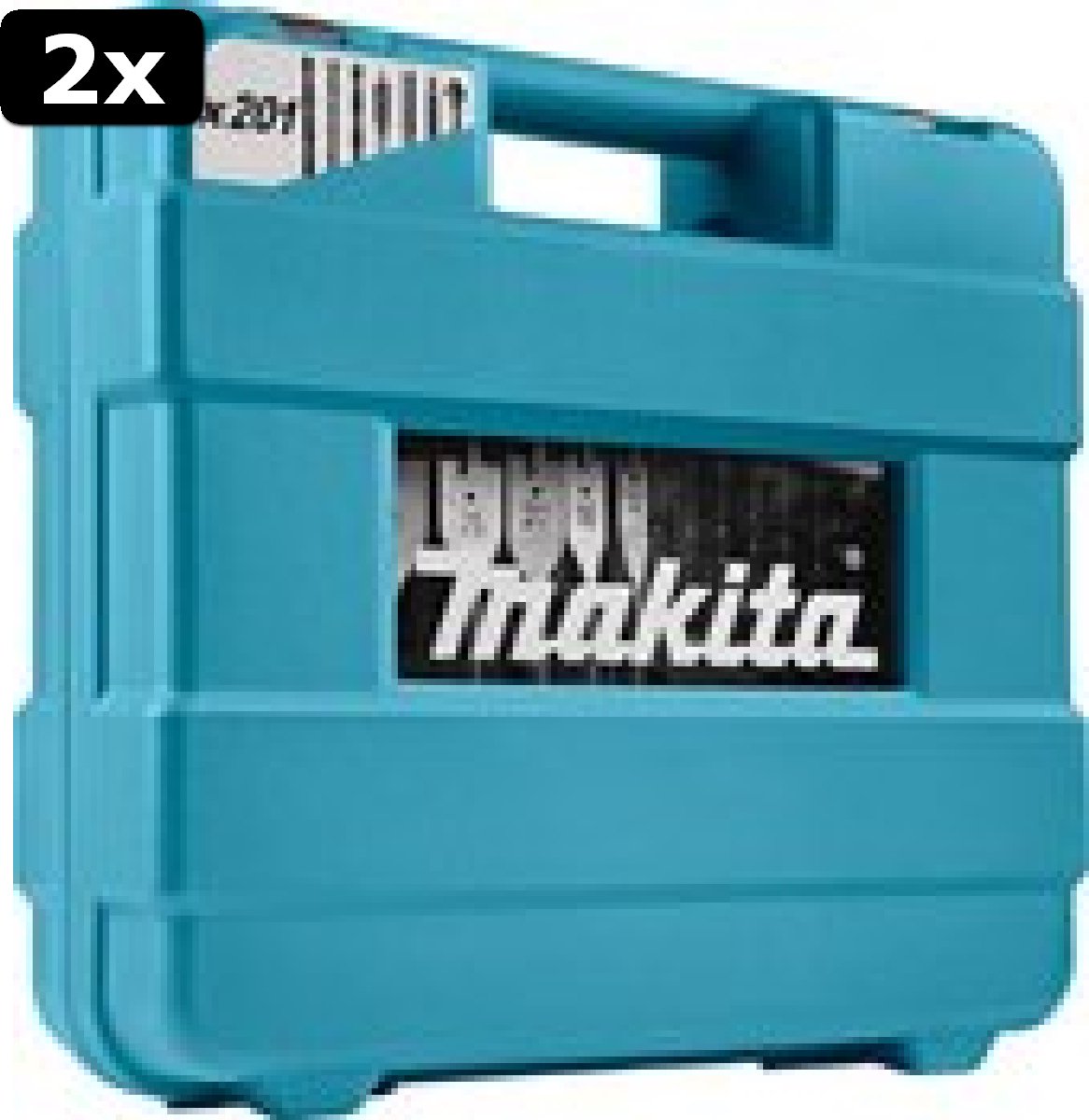2x Makita D-47260 201-delige Boor en Bitset in koffer