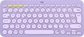 Logitech K380 - Draadloos Toetsenbord - Bluetooth - Azerty - Lavender