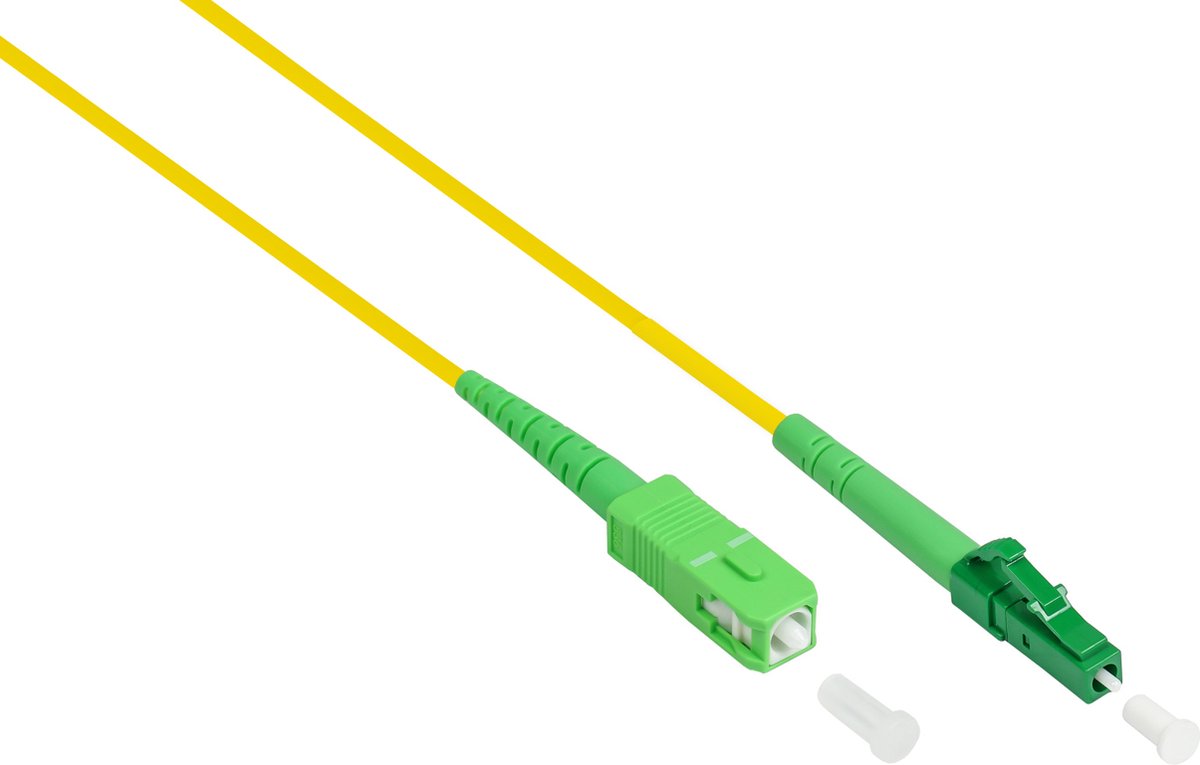 Alcasa LW-S910LASA InfiniBand en Glasvezelkabel 10 m LC SC Geel