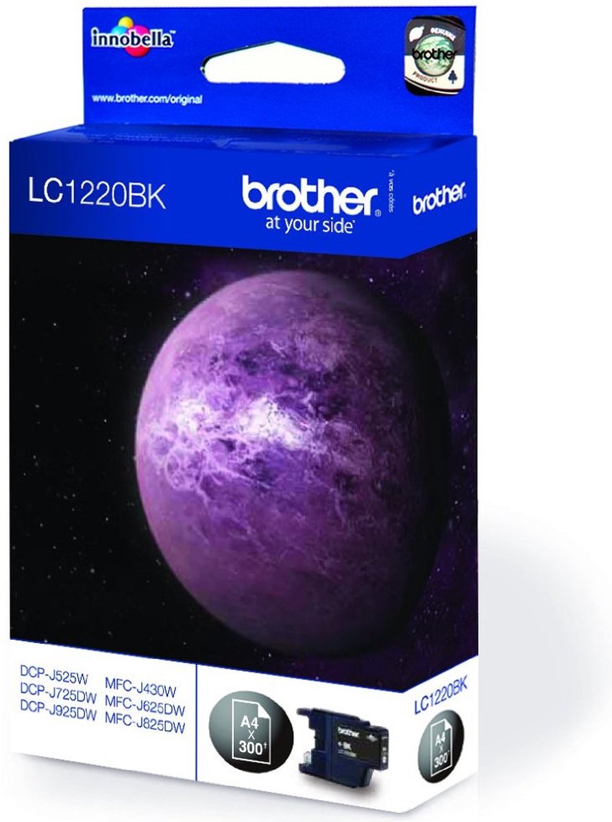 Brother LC-1220BK - Inktcartridge / Zwart