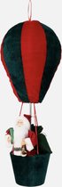 Père Noël XXL en Montgolfière - Poupée Père Noël - Décoration de Noël - 80 centimètres