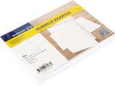 cartes doubles Raadhuis 105x150mm 275grs blanc 25 pièces RD-122552
