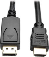 Tripp-Lite P582-006-V2-ACT DisplayPort 1.2 to HDMI Active Adapter Cable, DP with Latches to HDMI (M/M), UHD 4K x 2K/1080p, 6 ft. TrippLite