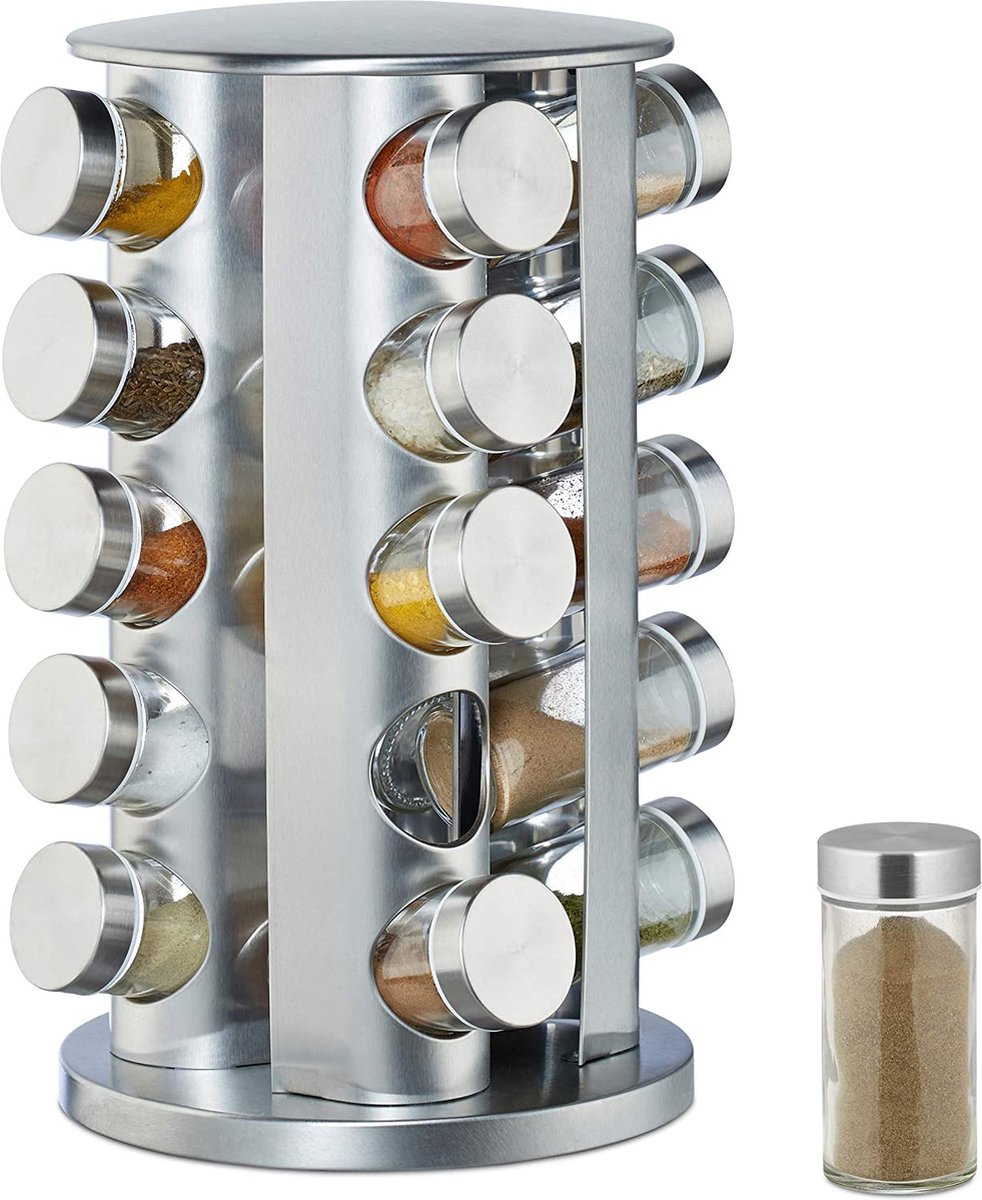 Spice rack kruidenrek rek voor bewaren van kruidenpotten kruidenorganiser