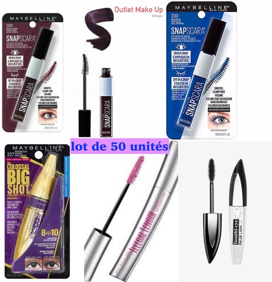 L'oreal Maybelline Carton assortiment Mascara (50 STUKS) bol