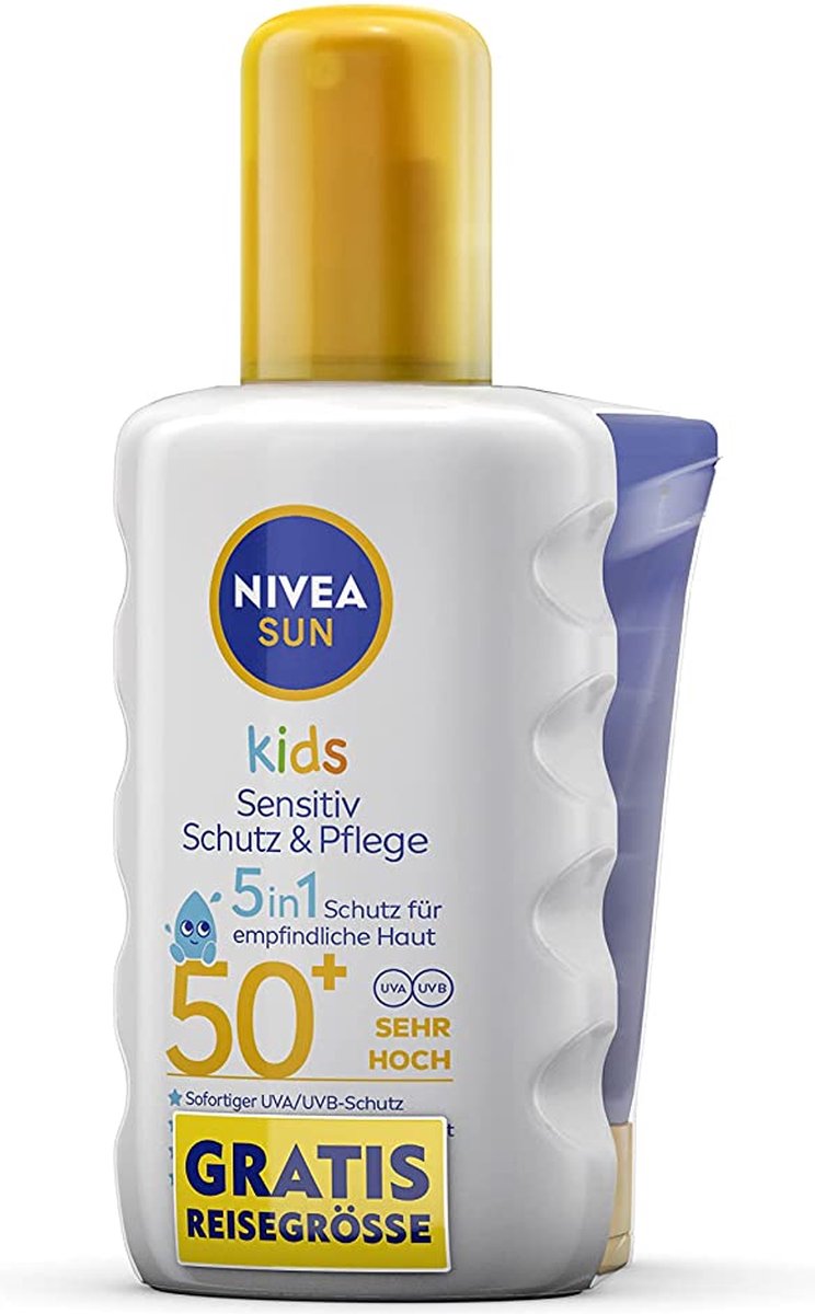 NIVEA SUN Kids Sensitive LF50 200 ml + zakformaat 30 ml