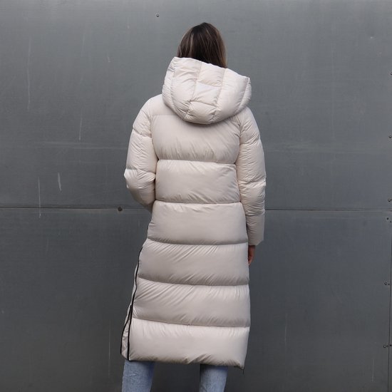 Beaumont Manteau Long Doudoune Femme Poivre White bol