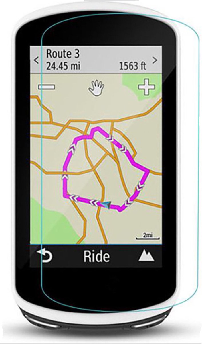 Screenprotector geschikt voor Garmin Edge Explore 2 – Gehard glas – Hoge kwaliteit screen protector – Tempered Glass 9H – 1 stuks