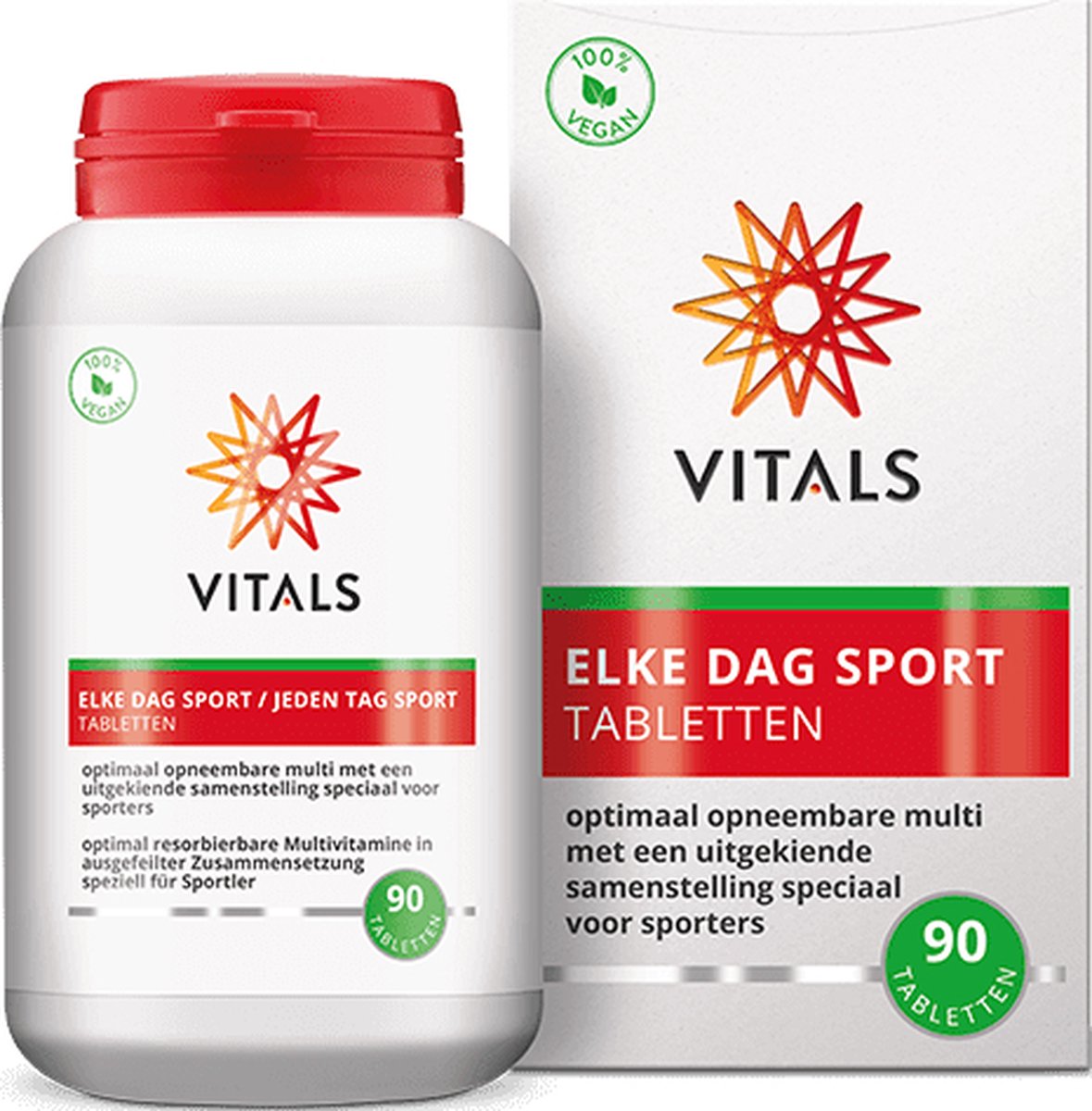 Vitals - Elke Dag Sport - 90 tabletten - NZVT gecertificeerd