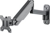 MH LCD Wall Mount GasSpring Arm, For One Monitors, 2 Hinges, Up to 32, Silver, Box