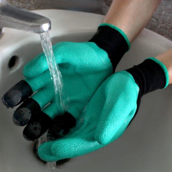 Wasserdichte Garten handschuhe mit Krallen für die Arbeit Sichere Schutz handsch